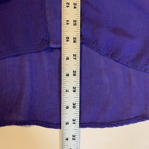 Chico's Women's Ombre Viscose Button Up Long Sleeve Casual Shirt Size 1X - Picture 13 of 13